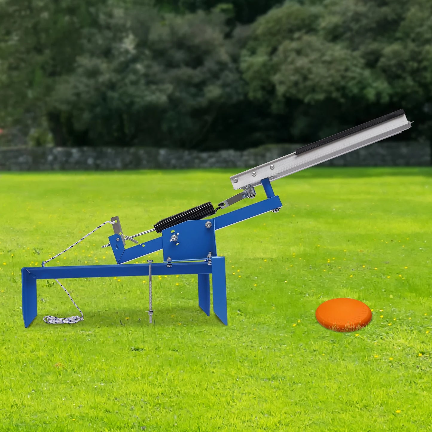 5 to 35 Degree Trap Launcher Clay Pigeon Target Thrower Manual for Shotgun Practice Single and Double Targets