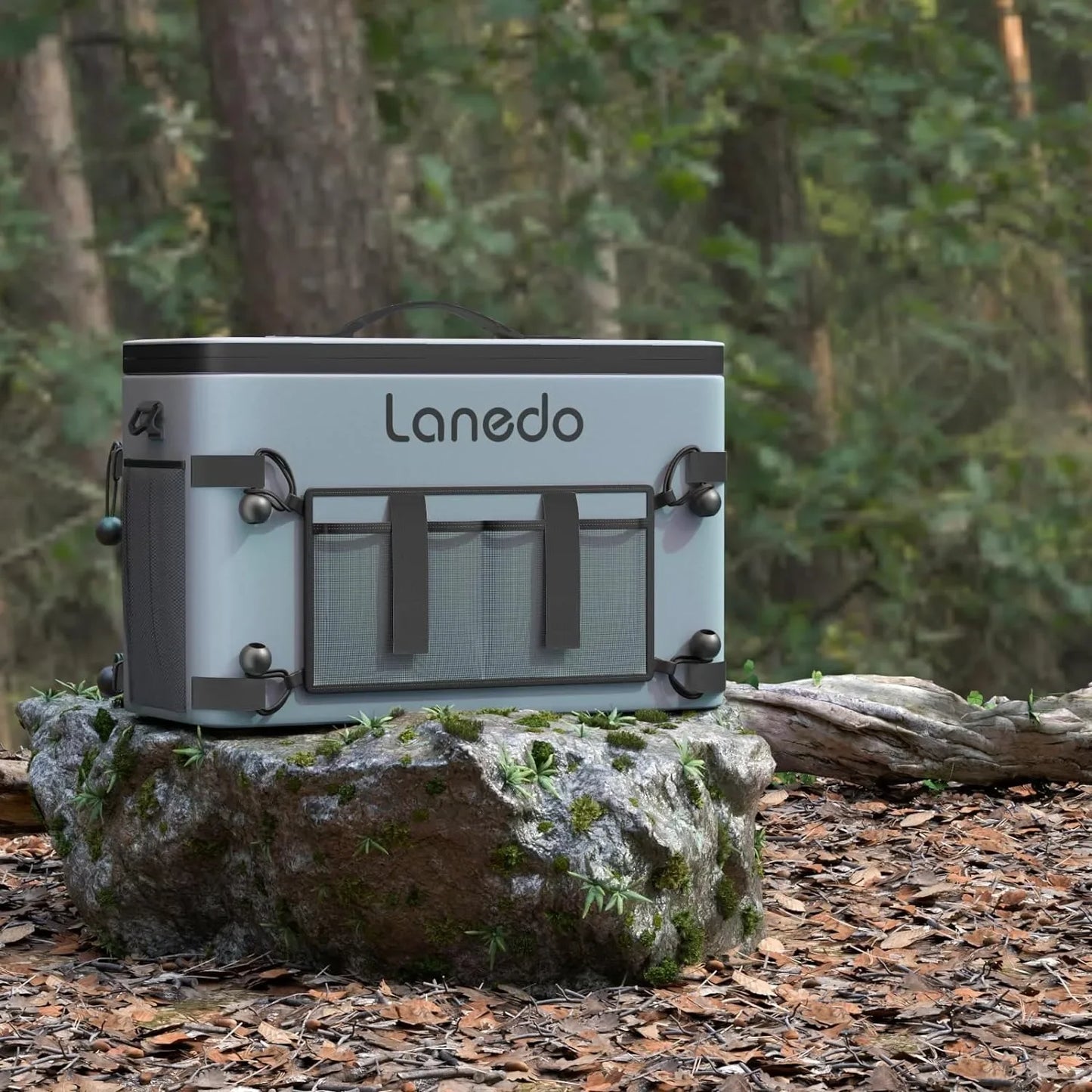 34/28 Can Lanedo Soft Sided Cooler Collapsible Waterproof Ice Chest Travel Cooler for Food Shopping Camping Fishing