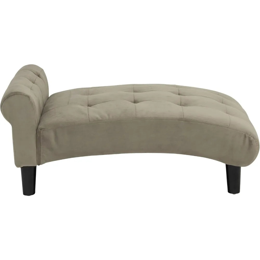 21" Wide Pet Chaise Lounge Bed for Small to Medium Dog or Cat, 28.8" L x 20.3" W x 13.3" Th