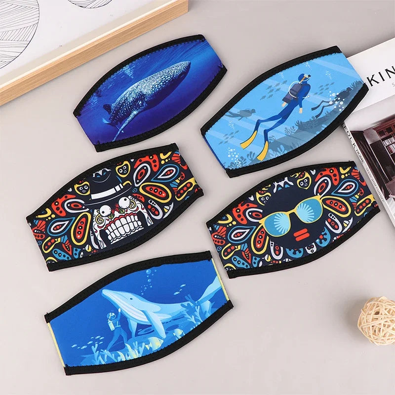 1Pc Diving Dive Snorkeling Mask Strap Cover Comfort Padded Protection Hair Wrap Gear Accessories Diving Masks Strap Badmuts