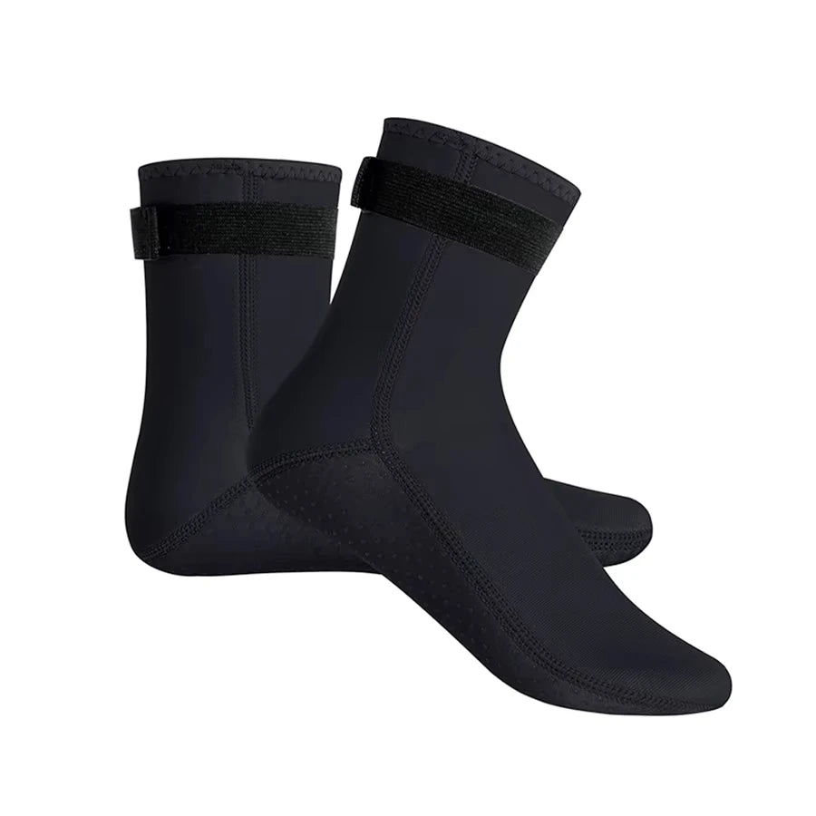 1 Pair Wetsuit Socks 3mm Neoprene Diving Socks Thermal Anti-Slip Scuba Socks Water Booties for Swimming Water Sports Pool shock