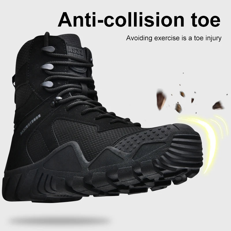Men's Waterproof Hiking Boots - Lightweight Stylish Durable