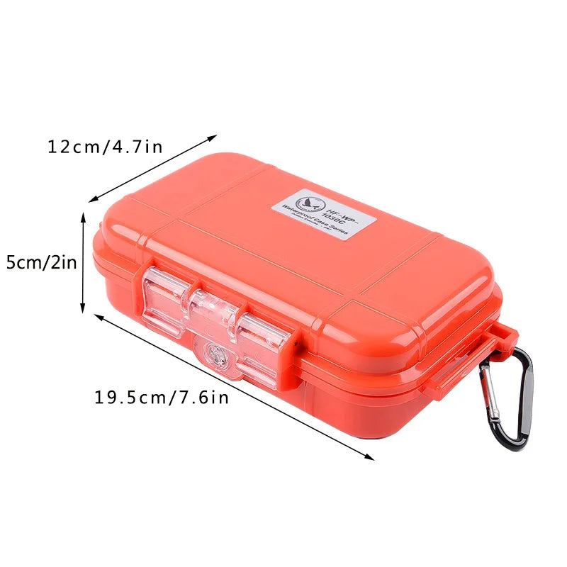 EDC Survival Boxes Case IP67 Waterproof Shockproof Anti Pressure Adjustable Outdoor Camping Storage Tools