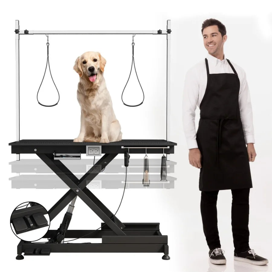 Super Deluxe Electric Pet Grooming Table 110V 220V Professional Groomer