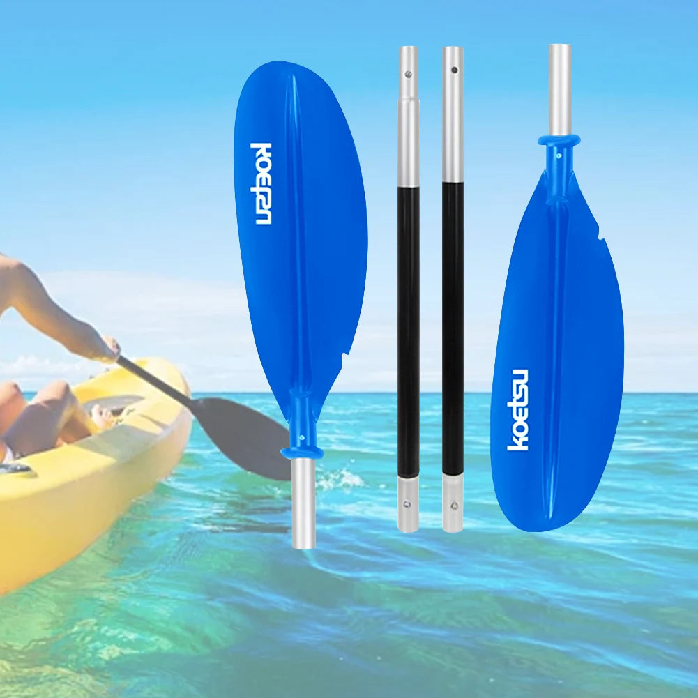 4-Piece Double-Head Surfpaddle Adjustable Floating Kayak Paddle Stand Up Paddleboard Paddles for Outdoor Water Sports