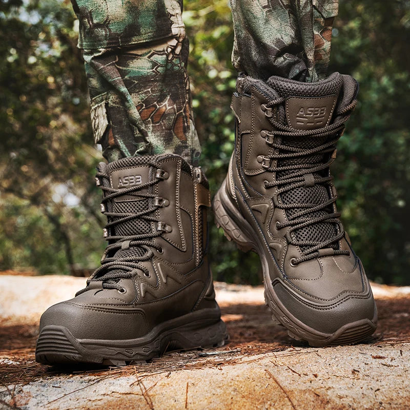 Men's Hiking Boots Outdoor Combat Walking Tactical Casual Boots