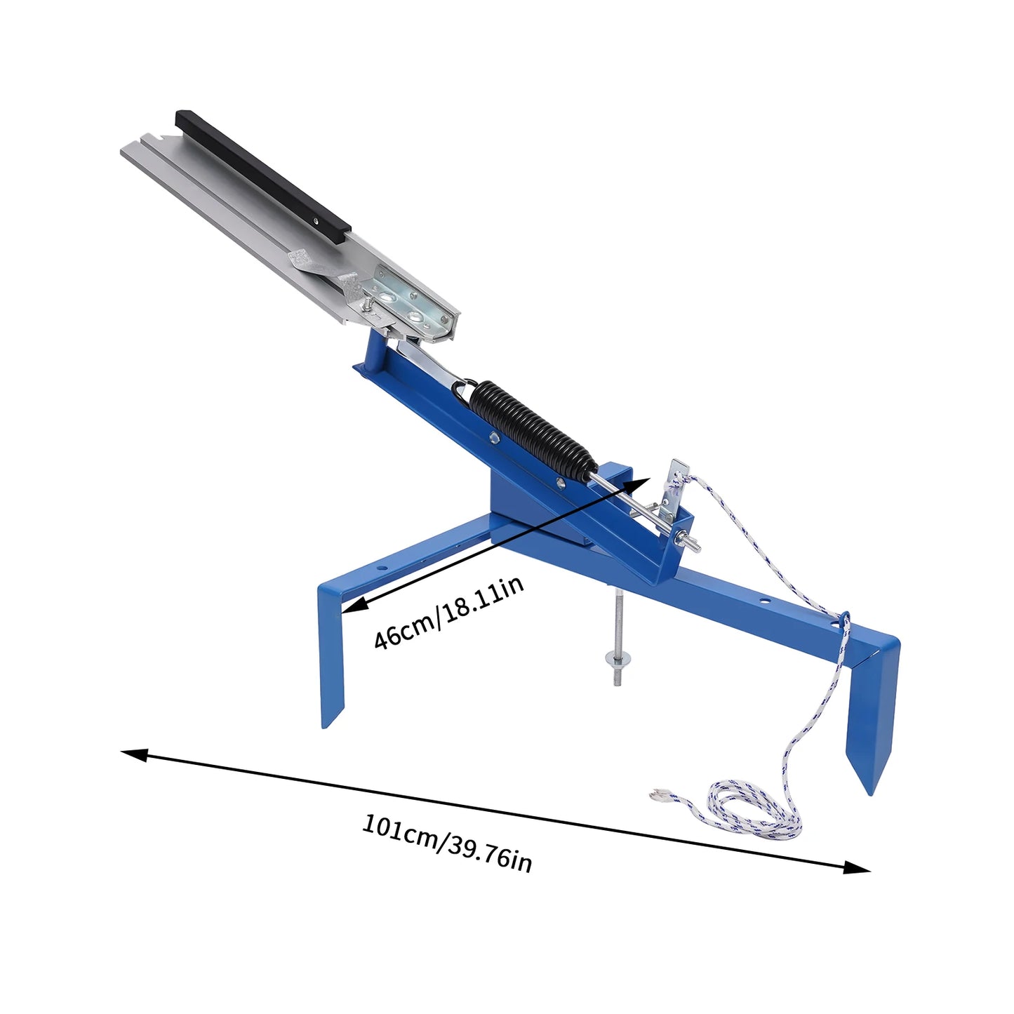 5 to 35 Degree Trap Launcher Clay Pigeon Target Thrower Manual for Shotgun Practice Single and Double Targets