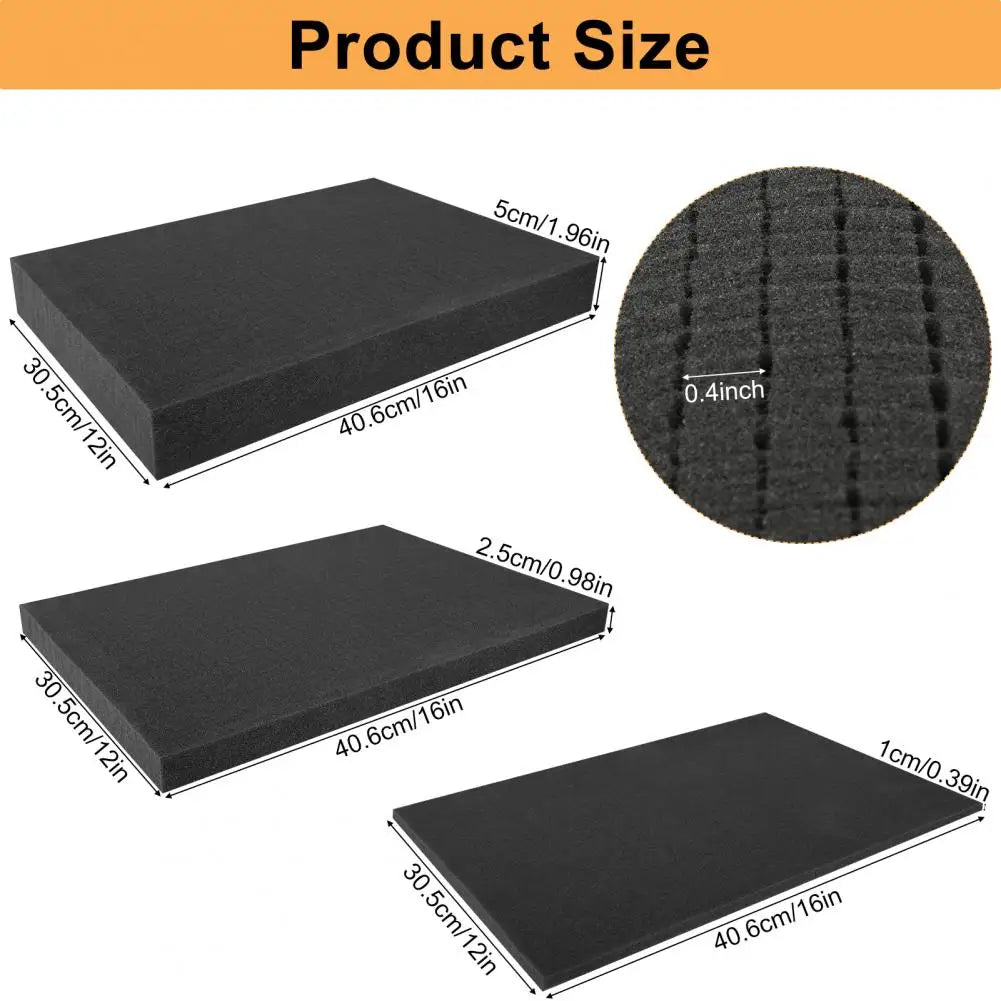 Pick Apart Foam For Toolbox Pre Cutting Foam Insert Pluck Sponge Pre Cut Shadow Foam For Hard Flight Case Tool Organizer