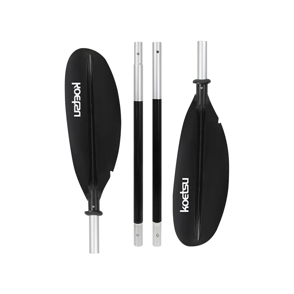 4-Piece Double-Head Surfpaddle Adjustable Floating Kayak Paddle Stand Up Paddleboard Paddles for Outdoor Water Sports