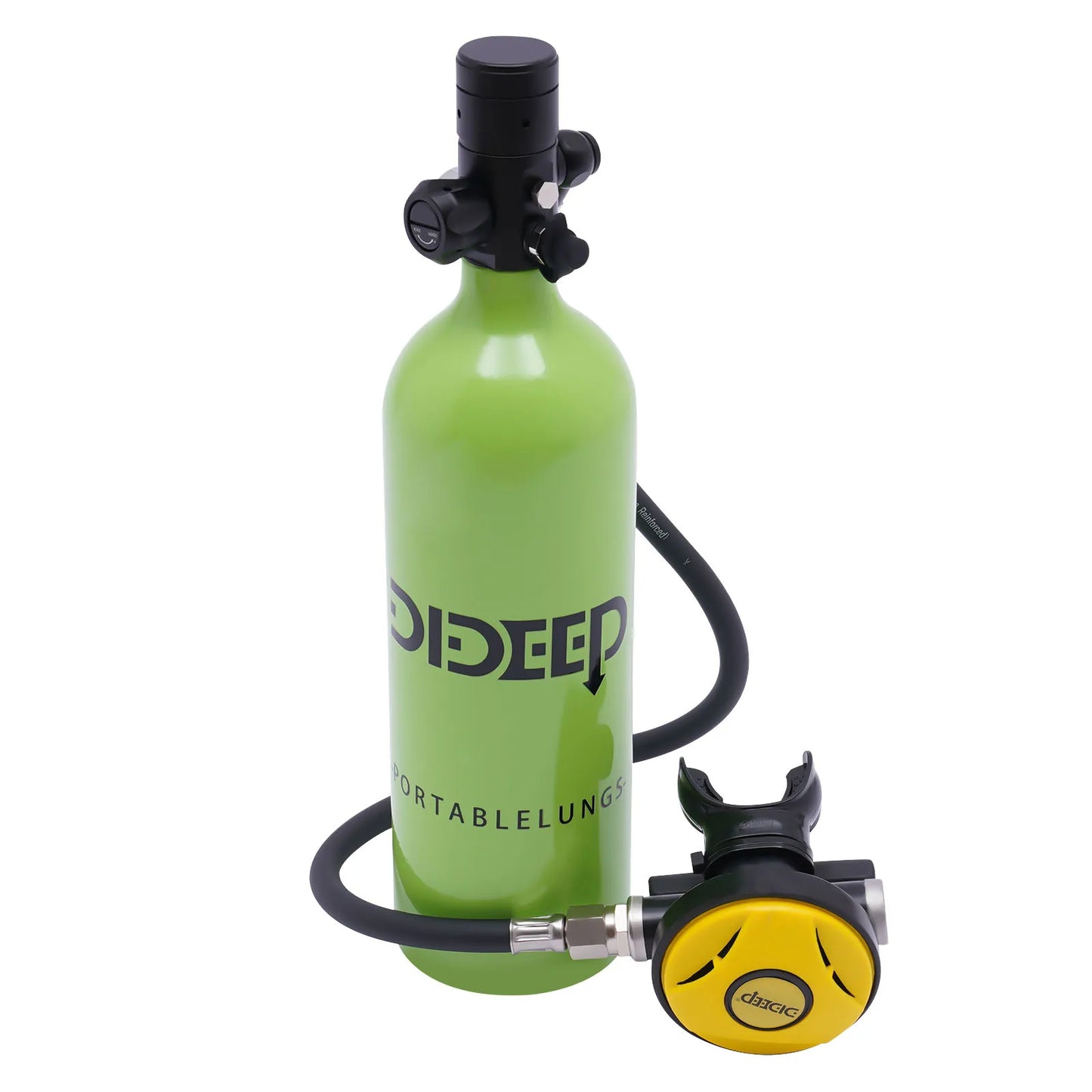 Mini Scuba Tank Refillable Oxygen Cylinder 1L Capacity Diving