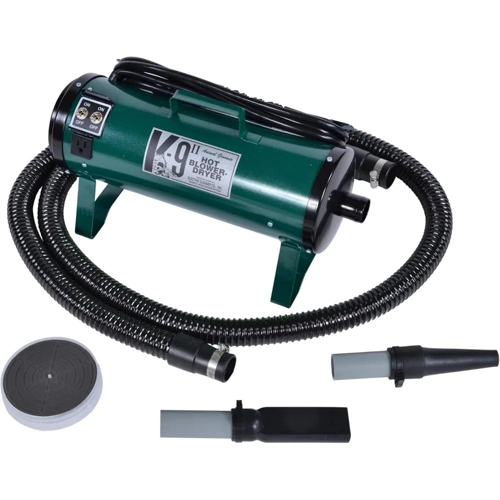 II Dog Blow Dryer, Lime Green Heavy Duty Durable Design with High Performance for Professional Grooming and Pet Owners at Home