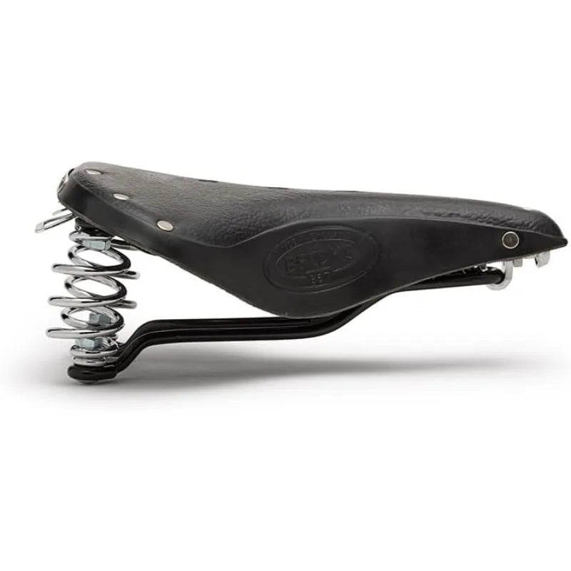 Brooks England B67 Leather Bike Saddle with Suspension Springs Handmade in England