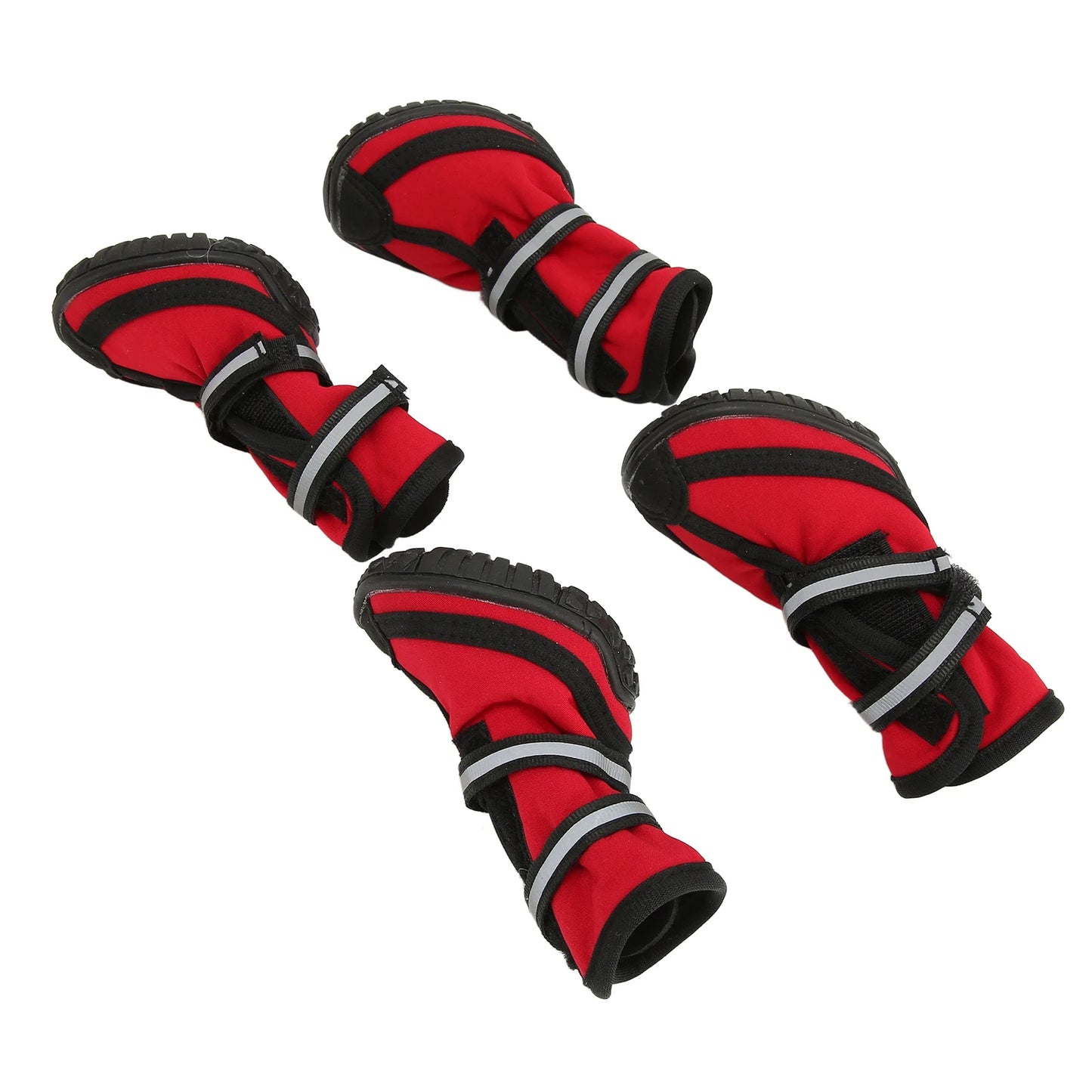 Dog Hiking Shoes with Strong Slip Resistant Sole Summer Breathable Adjustable Reflective Pet Paw Protectors Size M
