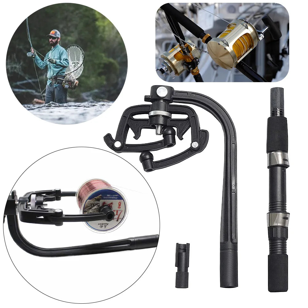Fishing Line Spooler For Spinning Baitcasting Line Winder Portable Reel Spooling Station System Fishing Tackle Accessory