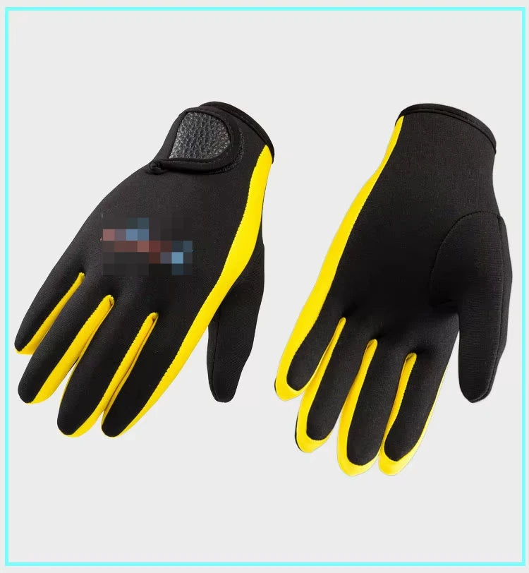 Warm Durable 1.5mm Neoprene Swimming and Diving Gloves for Surfing Snorkeling Rafting Paddleboarding and Scuba Accessories