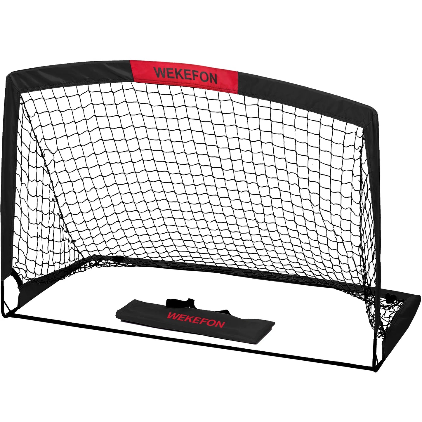 Soccer Goal 5 Feet x 3.1 Feet Portable Soccer Net with Carry Bag for Backyard Games and Training for Adults Youth Kids Soccer Practice