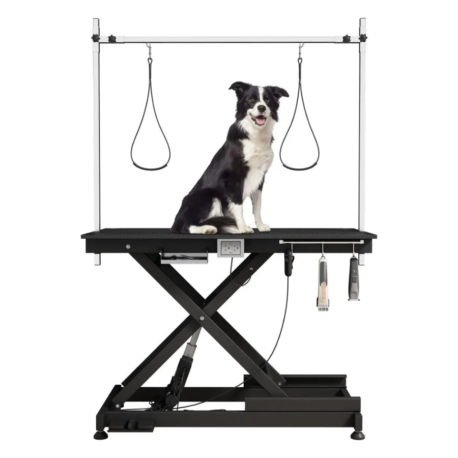 Super Deluxe Electric Pet Grooming Table 110V 220V Professional Groomer