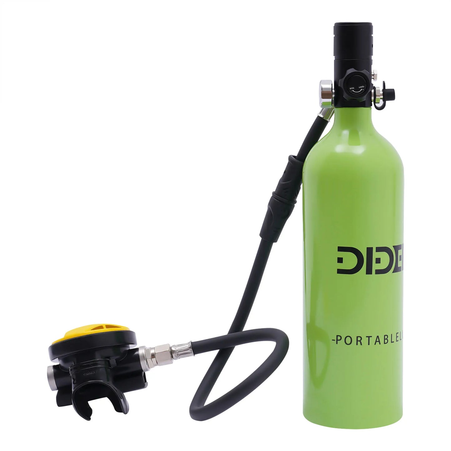 Mini Scuba Tank Refillable Oxygen Cylinder 1L Capacity Diving