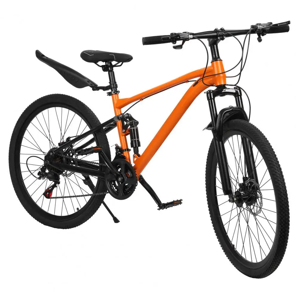 26 Inch Youth Adult Mountain Bike, Men Women MTB 24 Speed