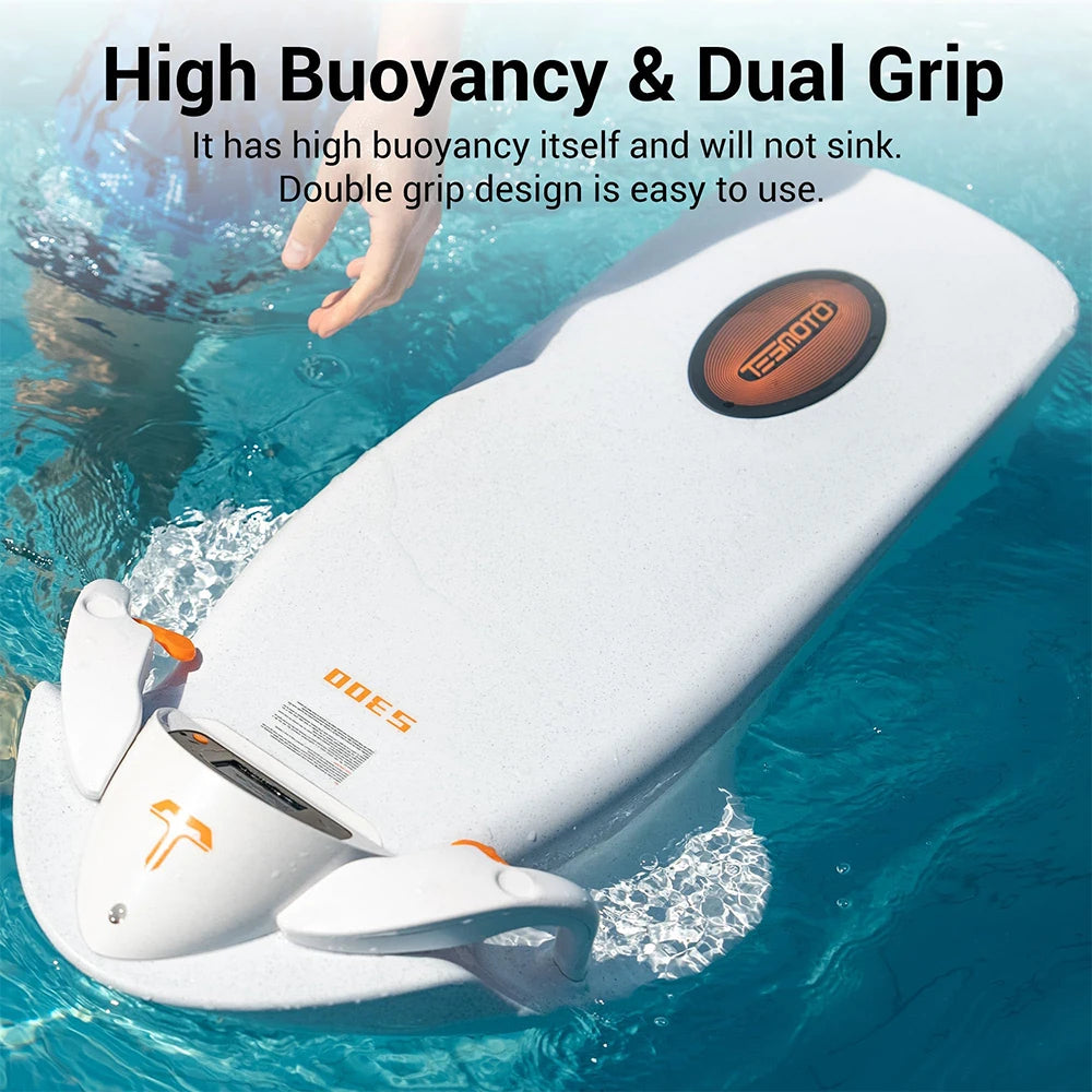 TESMOTO-Electric Kickboard for Men and Women, Electric Surfboard, 40-80 Minutes Playtime, Water Sports Bodyboard, Swimming Pool