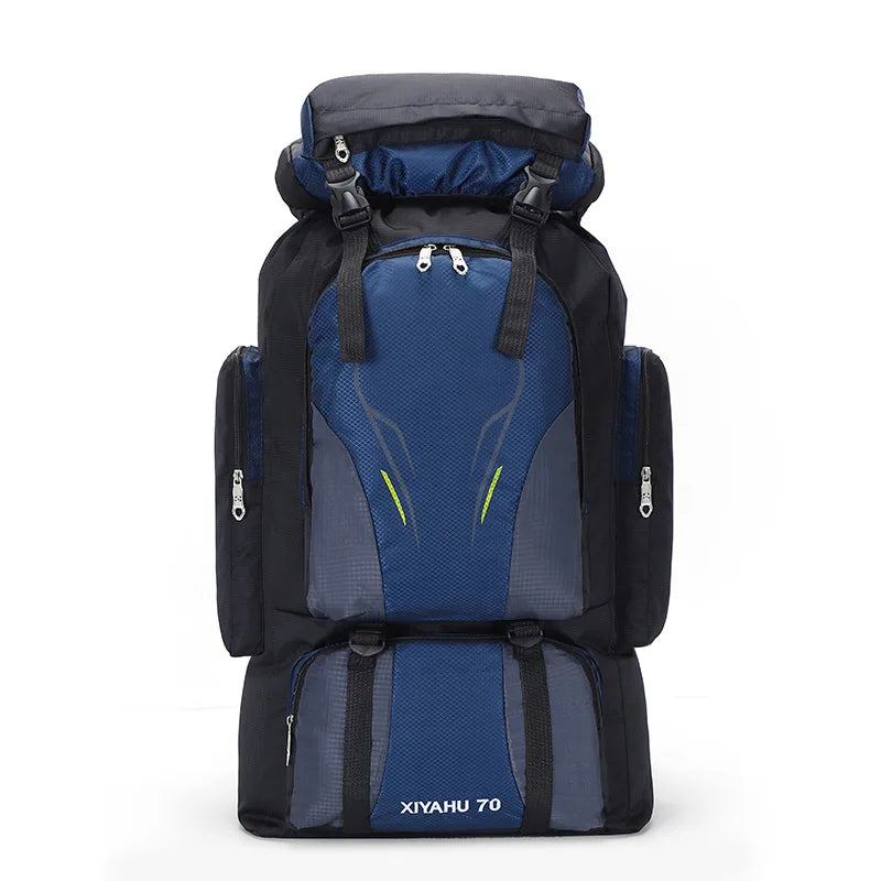 High Capacity 70L Hiking Backpack for Men and Women Waterproof Camping Travel Bag