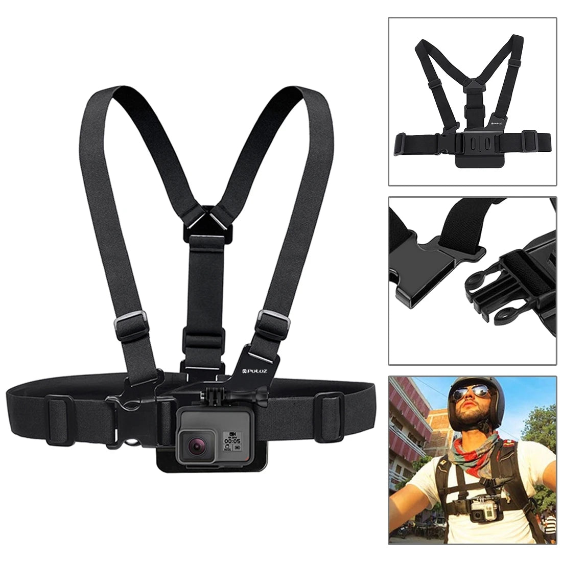 PULUZ 53 in 1 Ultimate Combo Accessories Kit for GoPro Insta360 DJI and Other Action Cameras