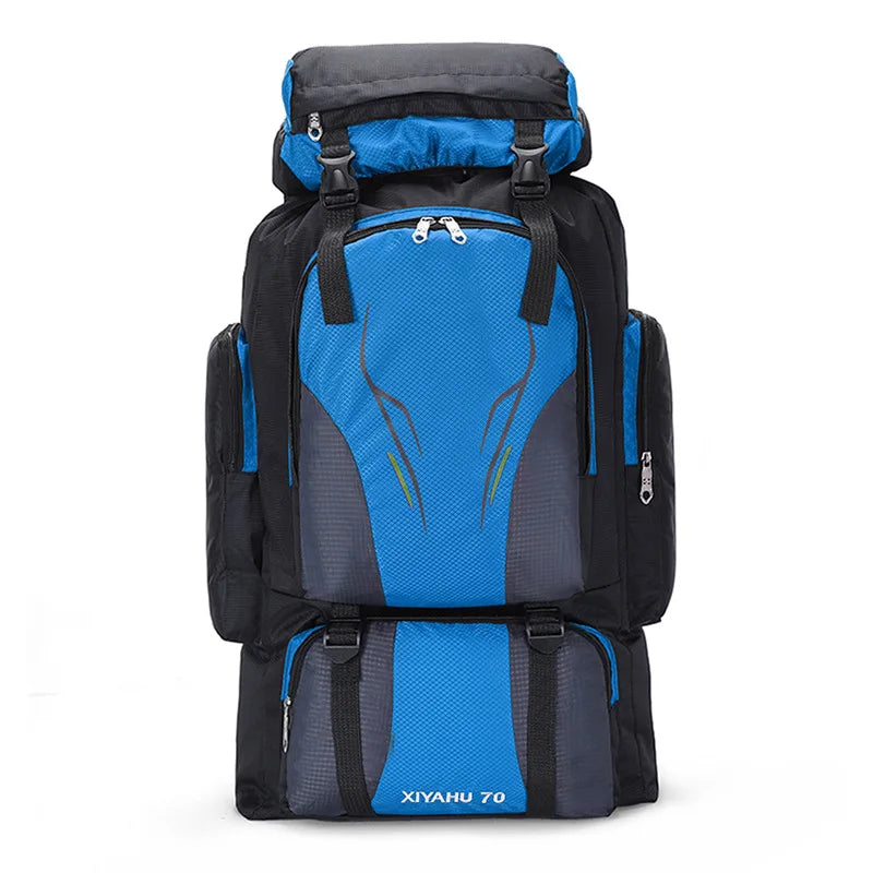 High Capacity 70L Hiking Backpack for Men and Women Waterproof Camping Travel Bag