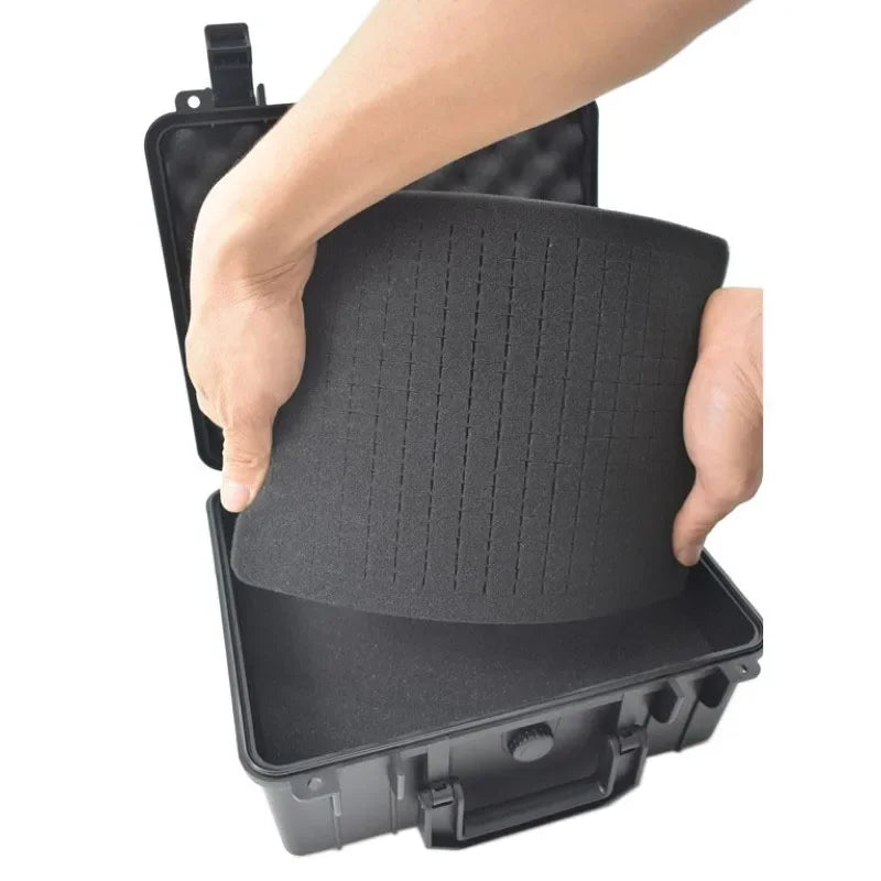 280x240x130mm Toolbox Safety Protector Box Organizer Hardware Storage Tool Case Impact Resistant Equipment Instrument Box Set