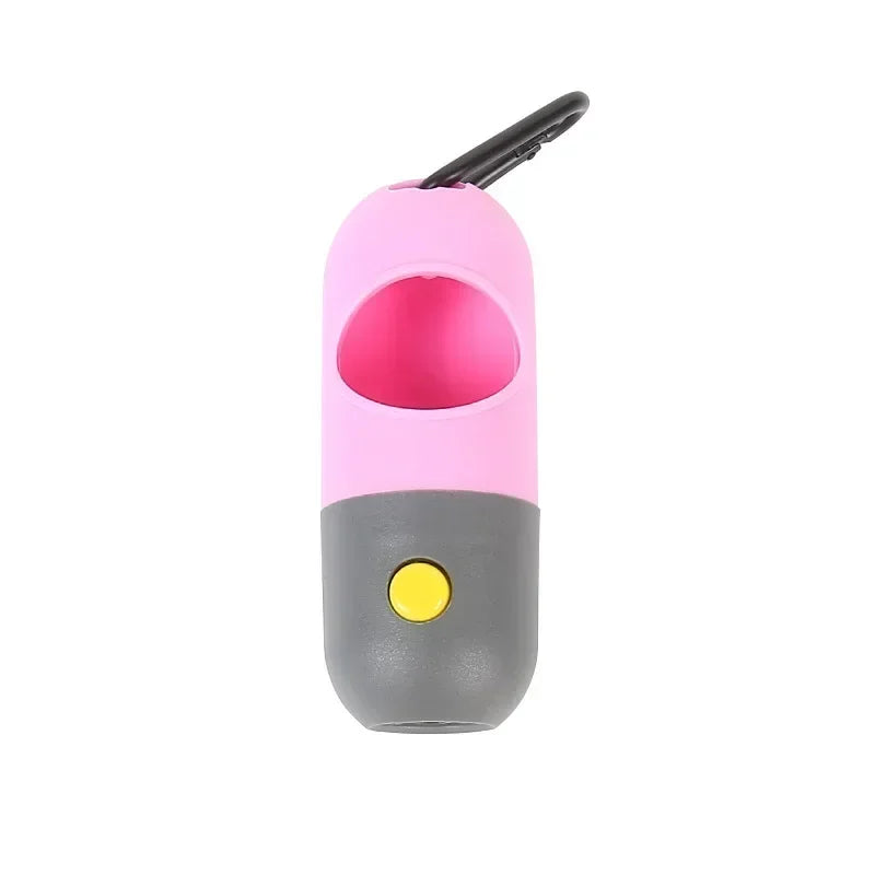 Bags Poop Pets Set Poop Dispensers Waste Dispenser Holder Dog light Dogs Clean Degradable Bag Trash LED Accessories Bags