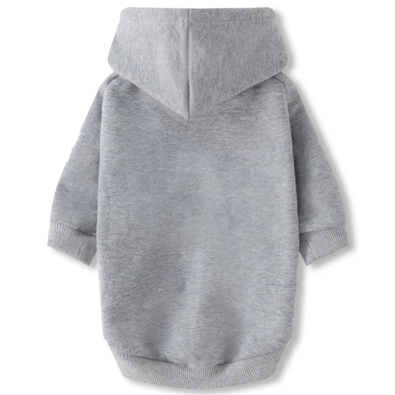 Wholesale  Pet Dog Clothes Luxury Cotton Small Medium Large Big  Plain Winter Warm Pet Dog Clothes Hoodie for Dogs