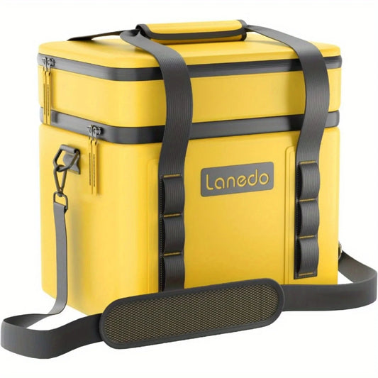 Insulated Lunch and Beverage Bag Soft Cooler 20 Can with Shoulder Strap