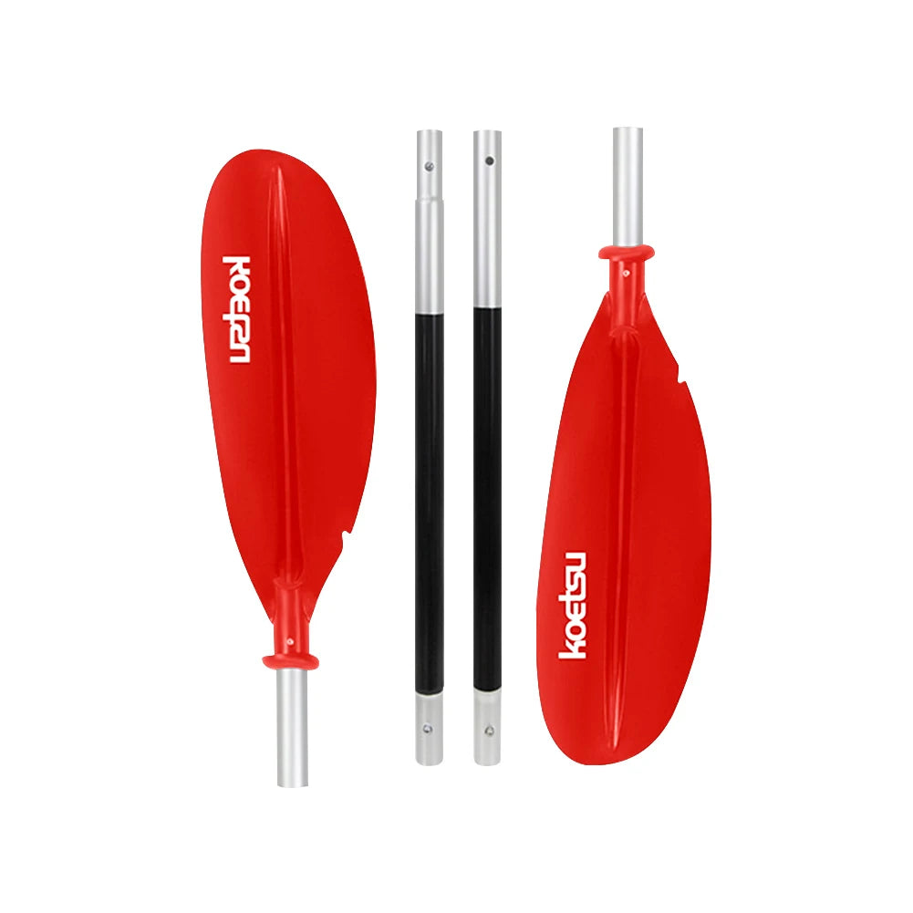 4-Piece Double-Head Surfpaddle Adjustable Floating Kayak Paddle Stand Up Paddleboard Paddles for Outdoor Water Sports
