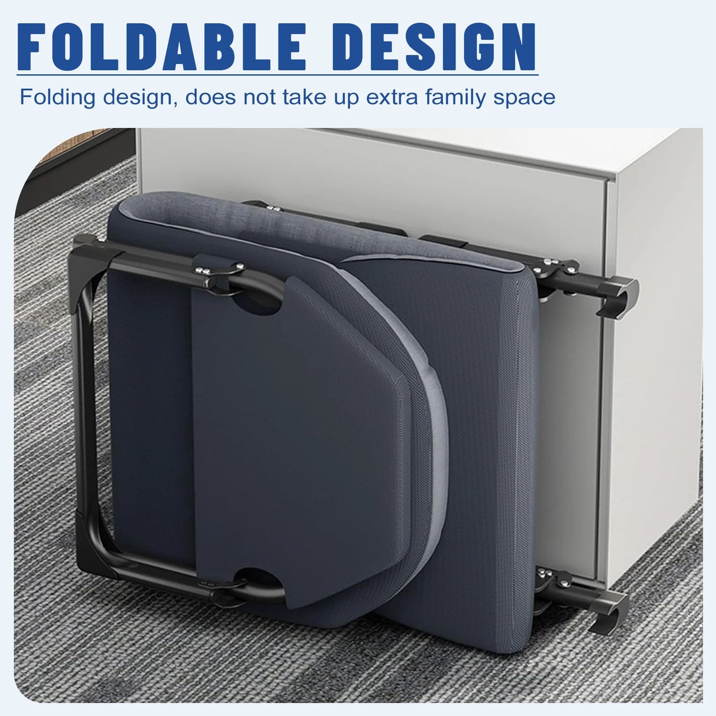 Sleeping Cots for Adults 6 Positions Portable Foldable Bed with Mattress and Pillow Heavy Duty Sturdy Frame for Camping and Home Use