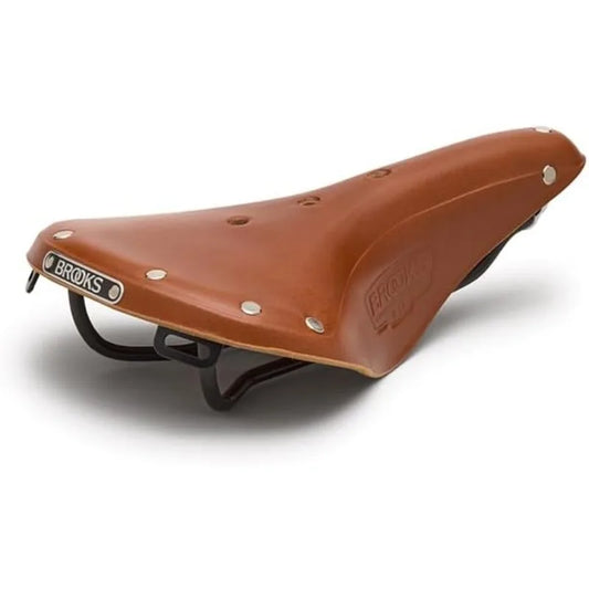 Brooks England B17 Leather Bike Saddle Supremely Comfortable for Long Distance Touring and Road Riding