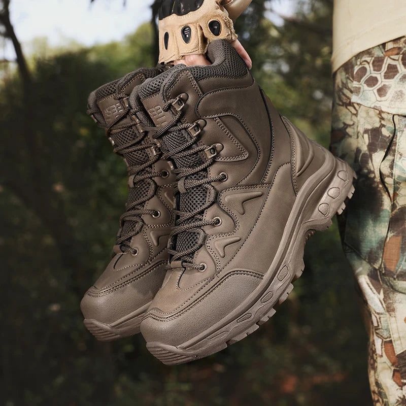 Men's Hiking Boots Outdoor Combat Walking Tactical Casual Boots