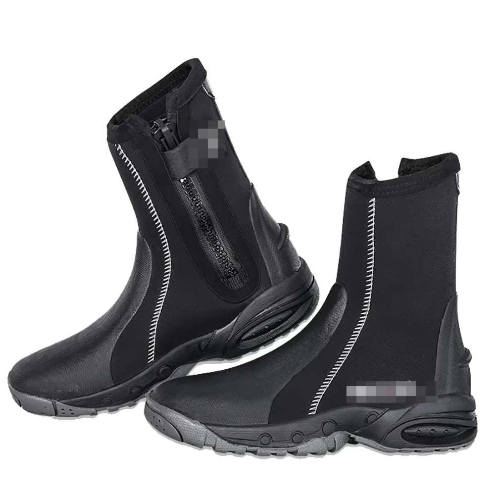 5mm Neoprene Dive Boots Wetsuit Side Zipper Men Women Snorkeling Scuba Diving Shoes Boots Water Sports Accessories Wet suit Kite