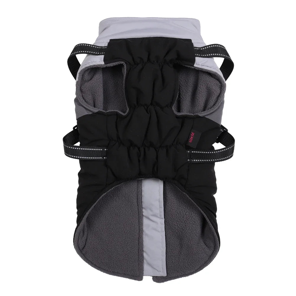Winter Dog Harness Vest Clothes Waterproof Warm Jacket For Small Dogs