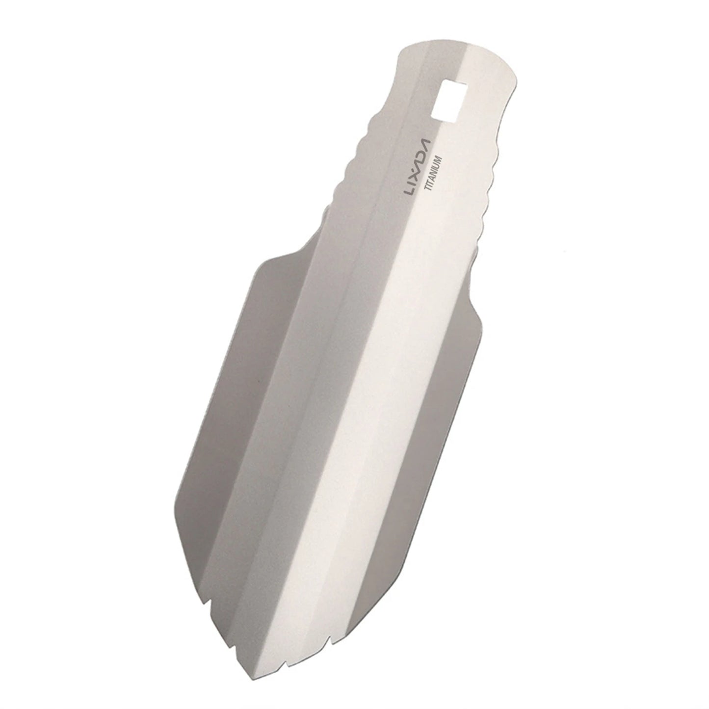 Titanium Camping Shovel with Storage Sack Lightweight Hand Trowel for Gardening Hiking Backpacking and Outdoor Activities