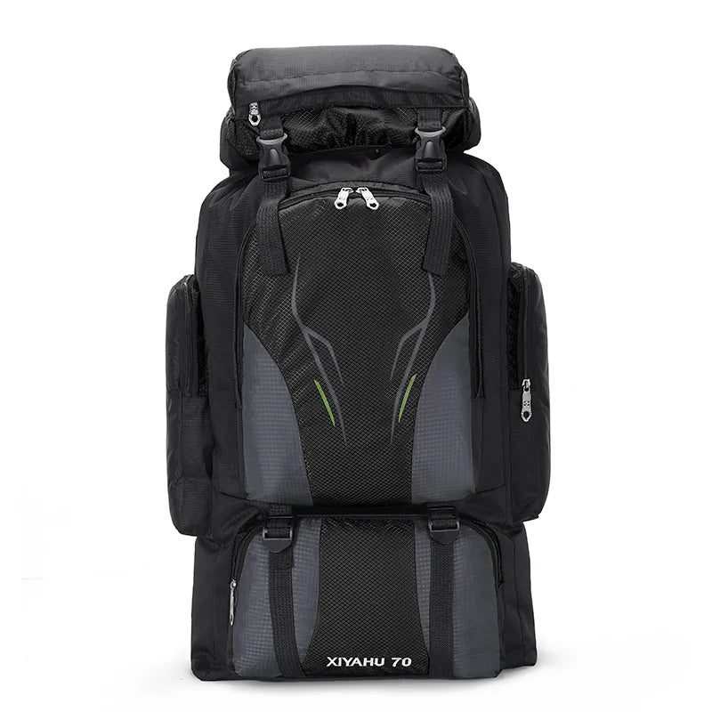 High Capacity 70L Hiking Backpack for Men and Women Waterproof Camping Travel Bag