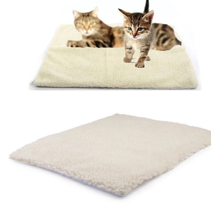 Pet Dog Cat Heating Pad Winter Auto-Heating Blanket 60x45cm
