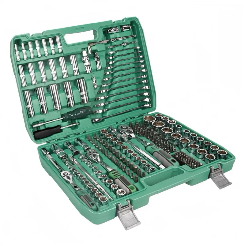 72 Teeth 151 Piece Professional Auto Repair Tool Set Home Hardware Hand Tool Set Best Gift for Dad
