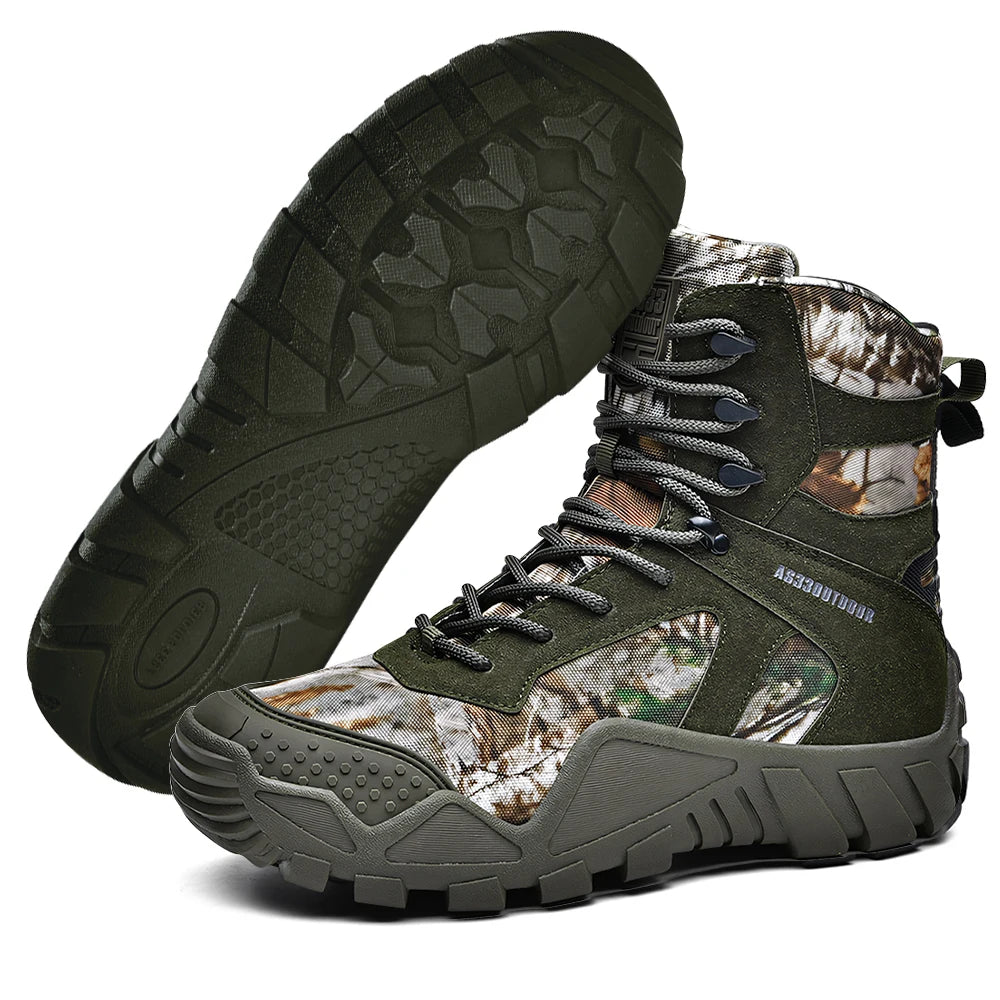 Men's Waterproof Hiking Boots - Lightweight Stylish Durable