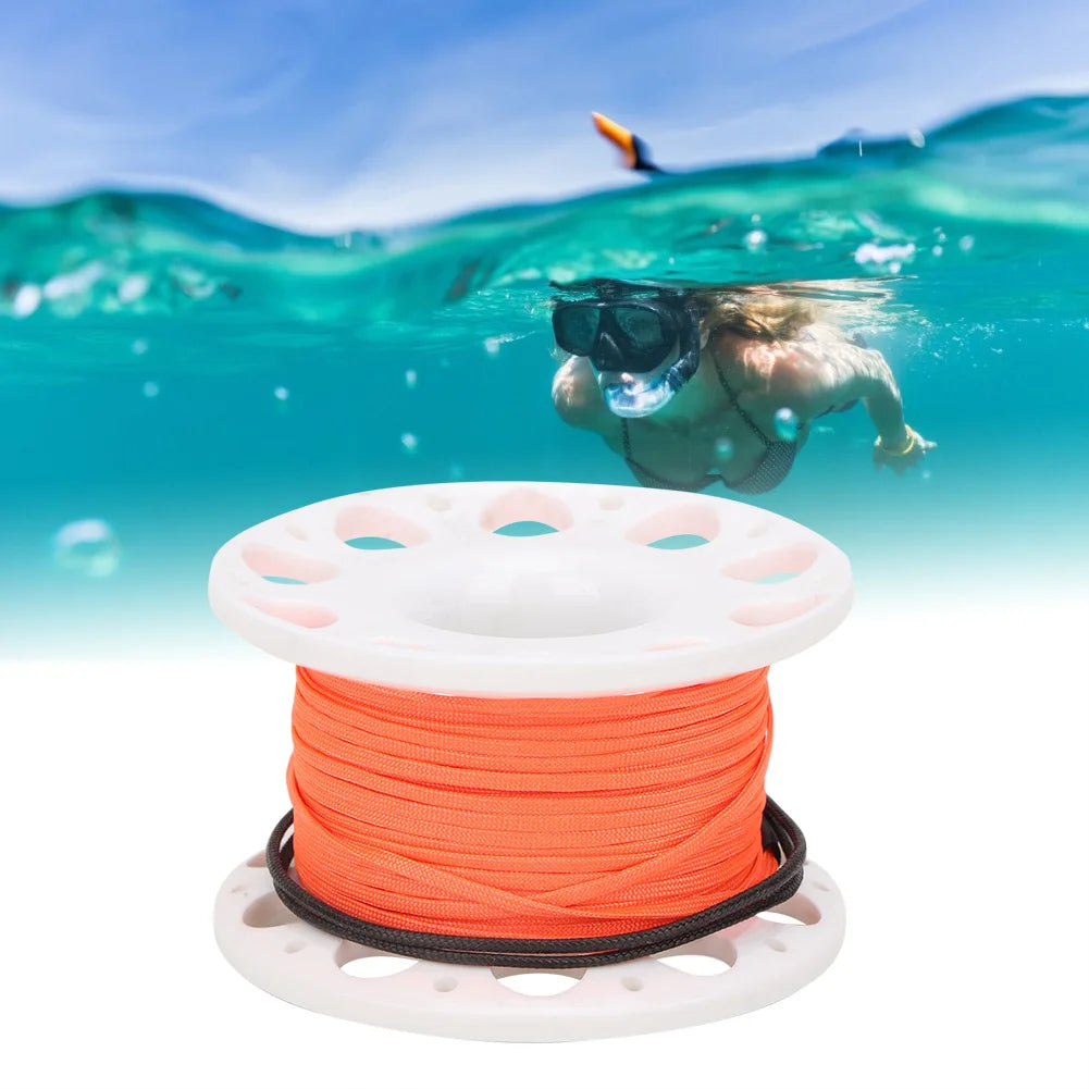 Underwater Accessory 30m 4 Colors Plastic Diving Finger Spool