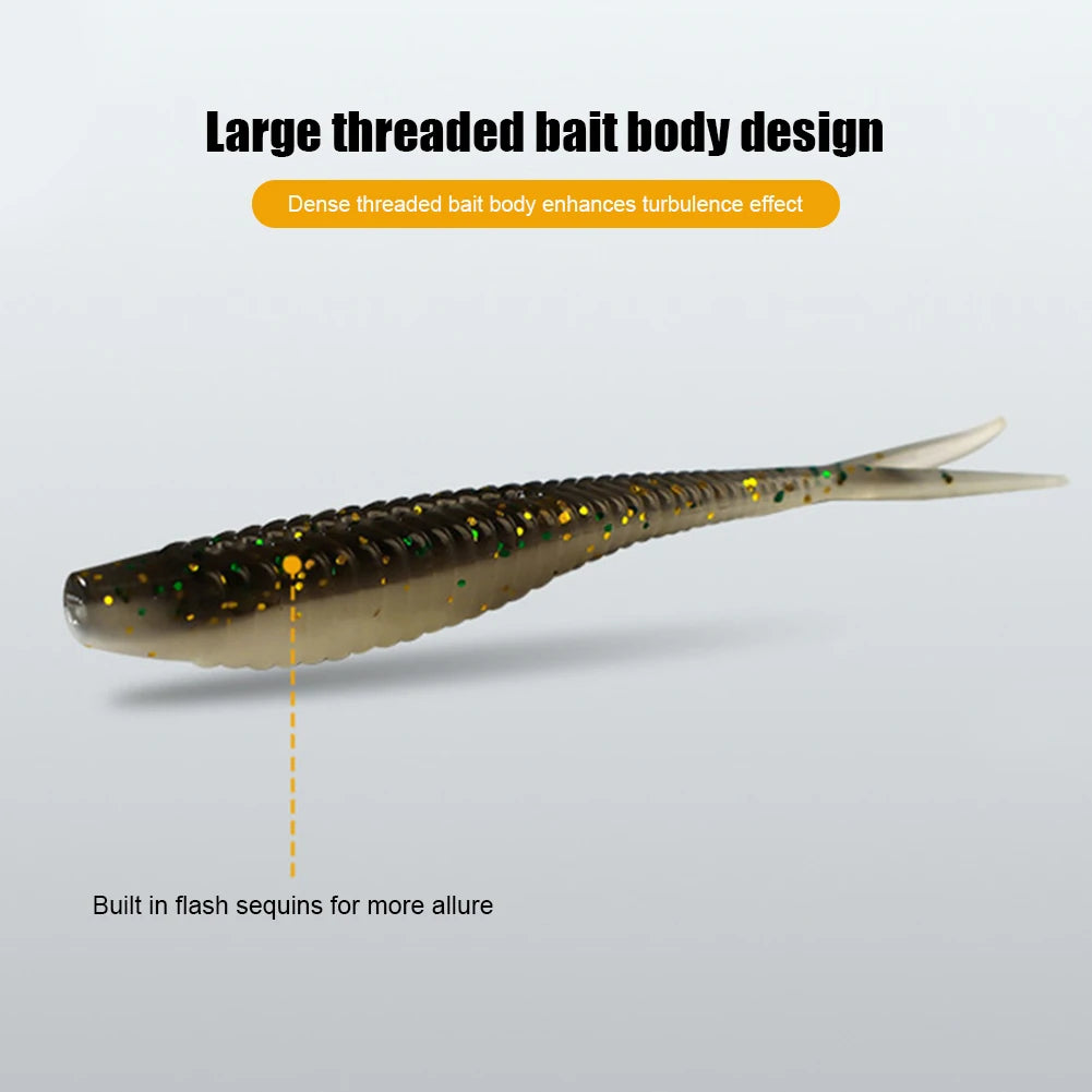 61pcs/set Bionic Fishing Lures Fork Tail Wobbler Bait Tools