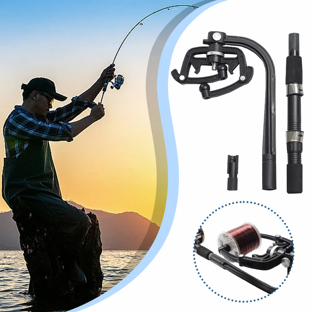 Fishing Line Spooler For Spinning Baitcasting Line Winder Portable Reel Spooling Station System Fishing Tackle Accessory
