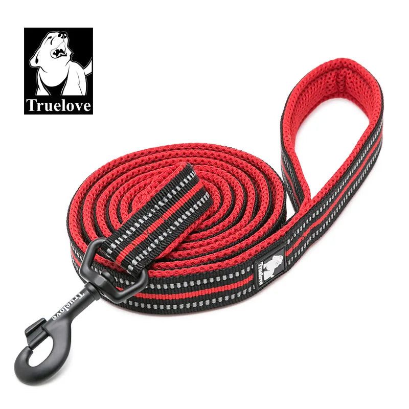 Truelove Soft Mesh Nylon Dog Leash Double Thickness Reflective Safe Walking Training Pet Lead TLL2112