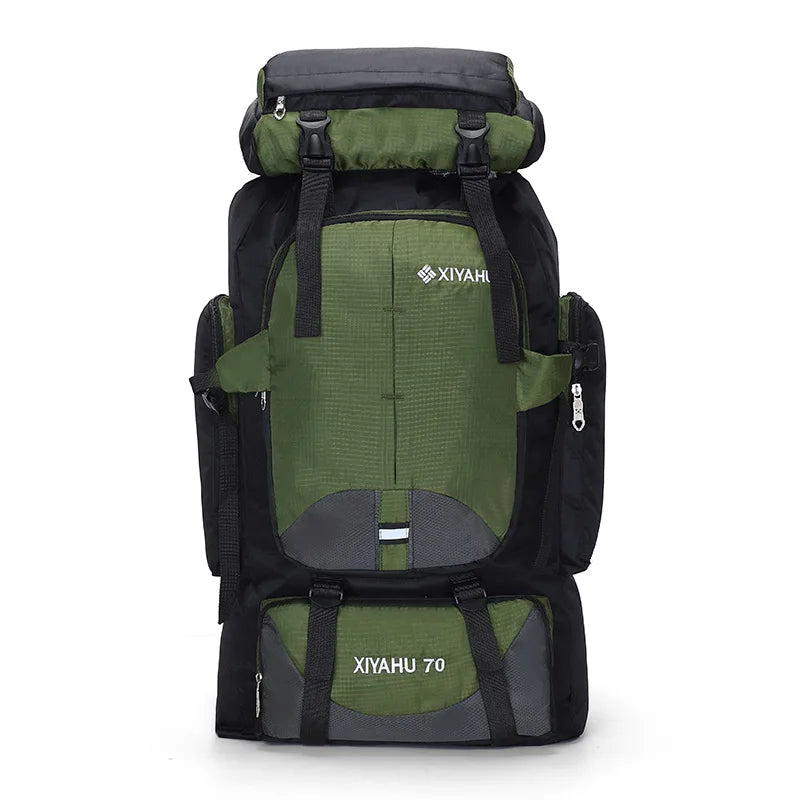 High Capacity 70L Hiking Backpack for Men and Women Waterproof Camping Travel Bag
