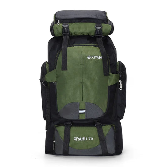 High Capacity 70L Hiking Backpack for Men and Women Waterproof Camping Travel Bag
