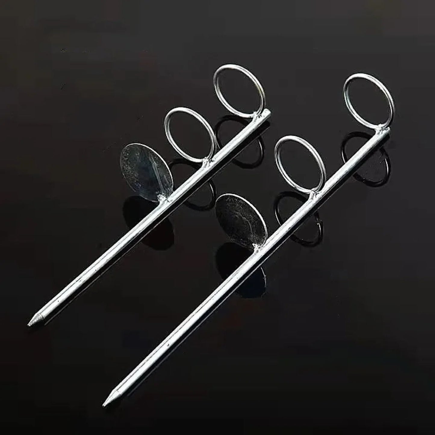 30 to 40cm Double Rings Single Fork Fishing Rod Holder for Bank Fishing Ground Bracket Fishing Tools Outdoor