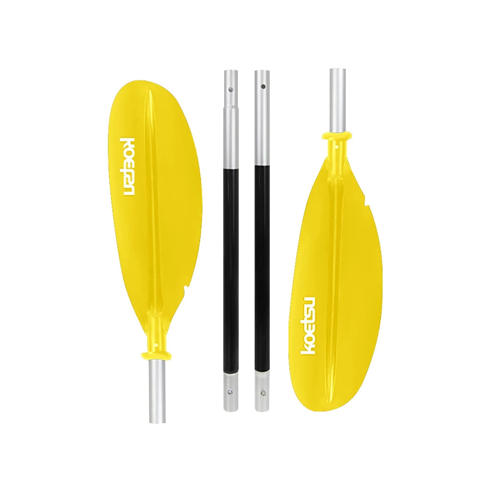 4-Piece Double-Head Surfpaddle Adjustable Floating Kayak Paddle Stand Up Paddleboard Paddles for Outdoor Water Sports